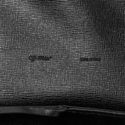 Off-White Saffiano Diag Backpack Black White 6 of 11