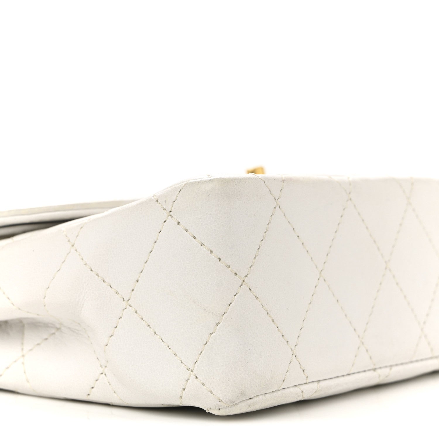 Chanel Lambskin Quilted Small Flap White 10 of 17