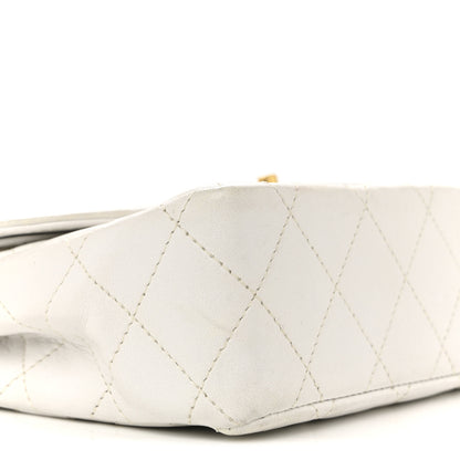 Chanel Lambskin Quilted Small Flap White 10 of 17
