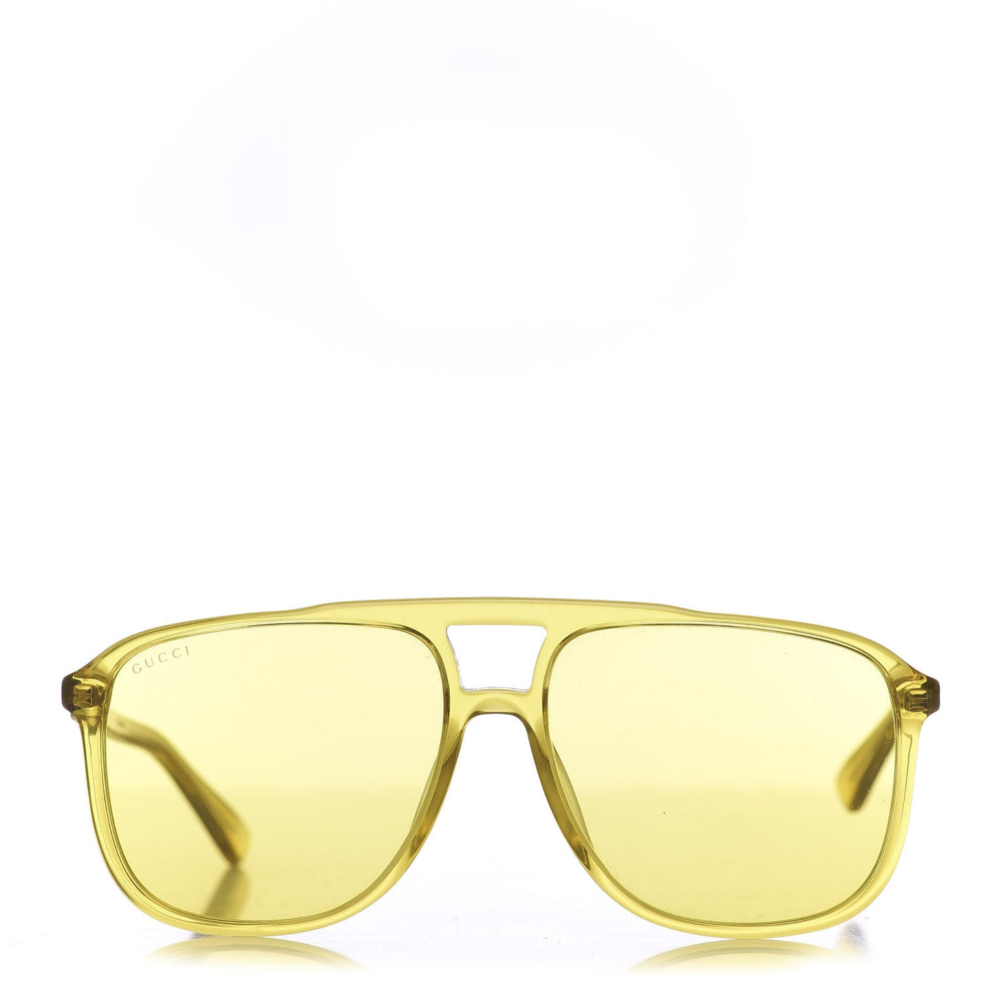 Squared Aviator Sunglasses GG0262S Yellow