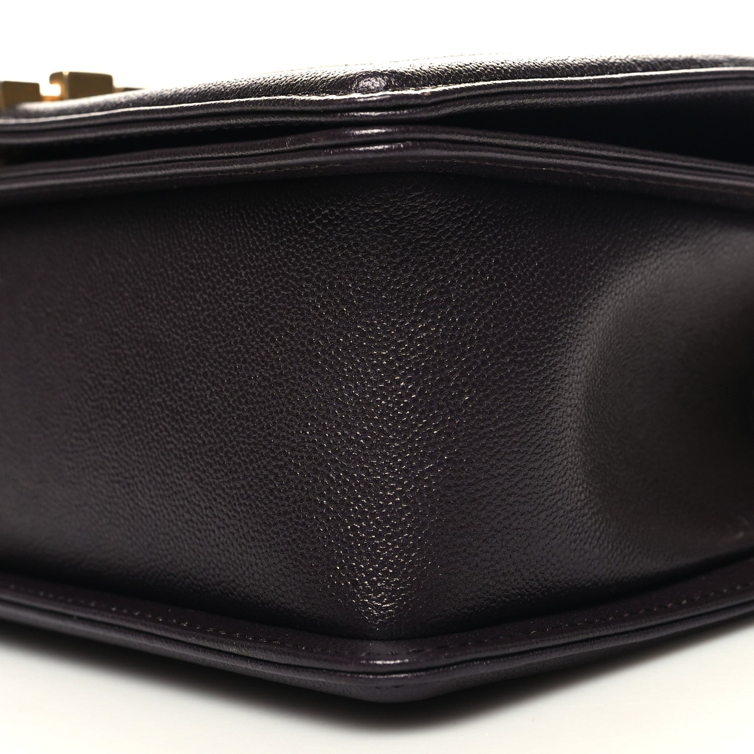 Chanel Caviar Quilted Medium Boy Flap Dark Purple 10 of 10