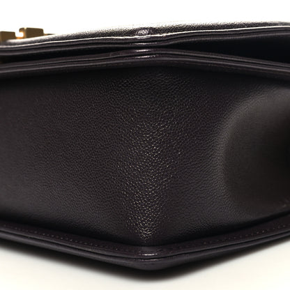 Chanel Caviar Quilted Medium Boy Flap Dark Purple 10 of 10