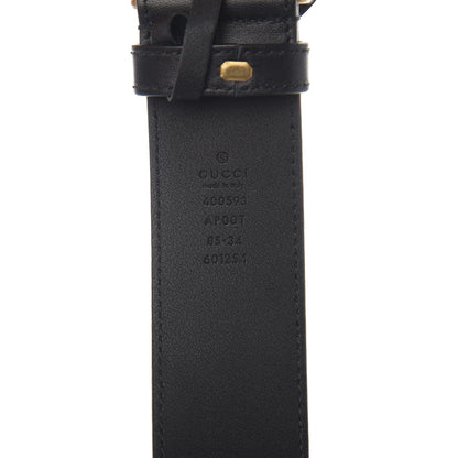 Gucci Calfskin Double G 40mm Belt 85 34 Black 3 of 5
