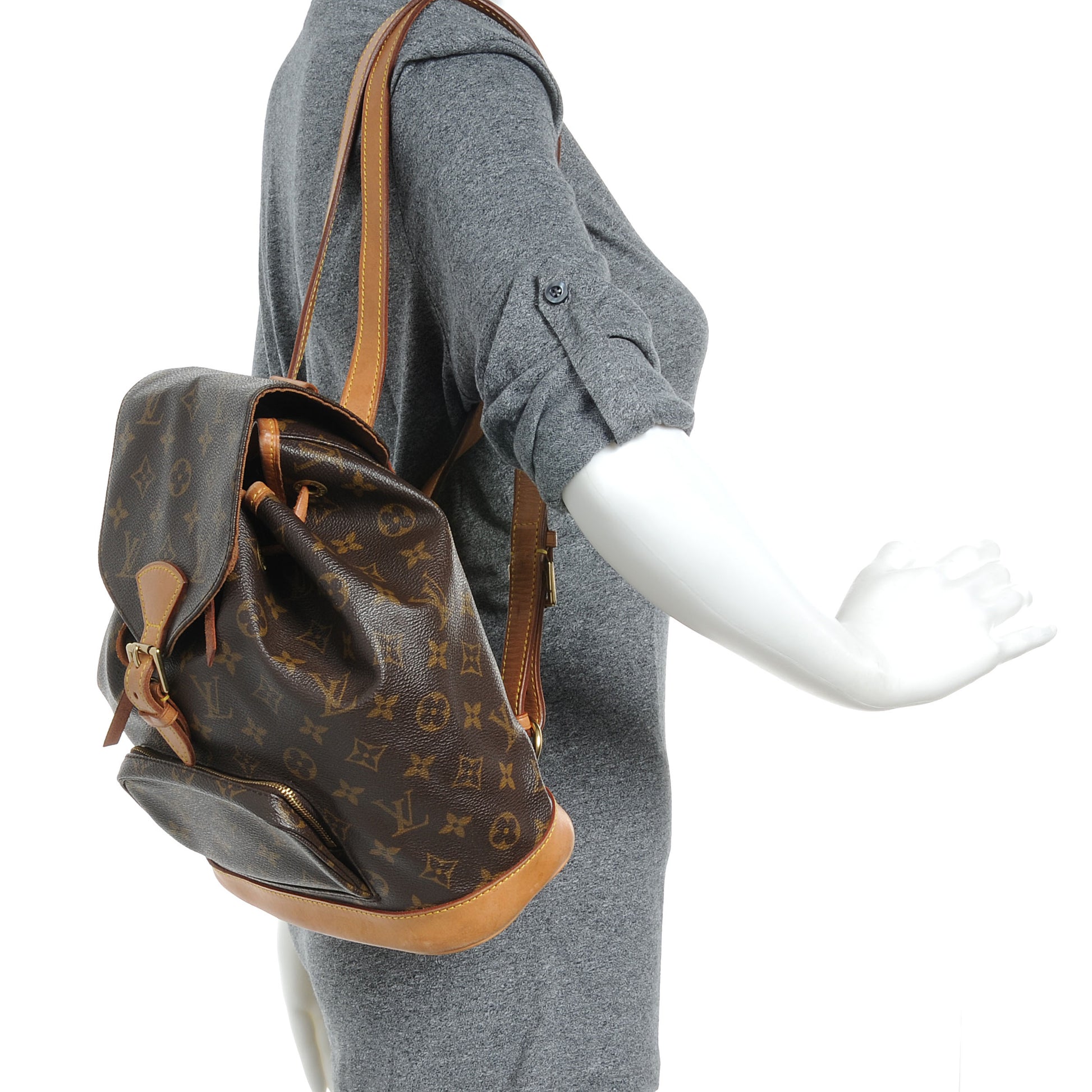 Louis Vuitton Monogram Montsouris MM Backpack 2 of 7
