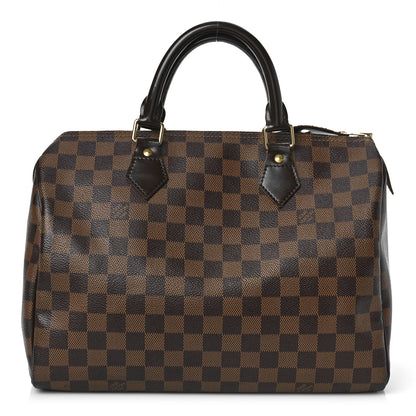 Louis Vuitton Damier Ebene Speedy 30 1 of 10
