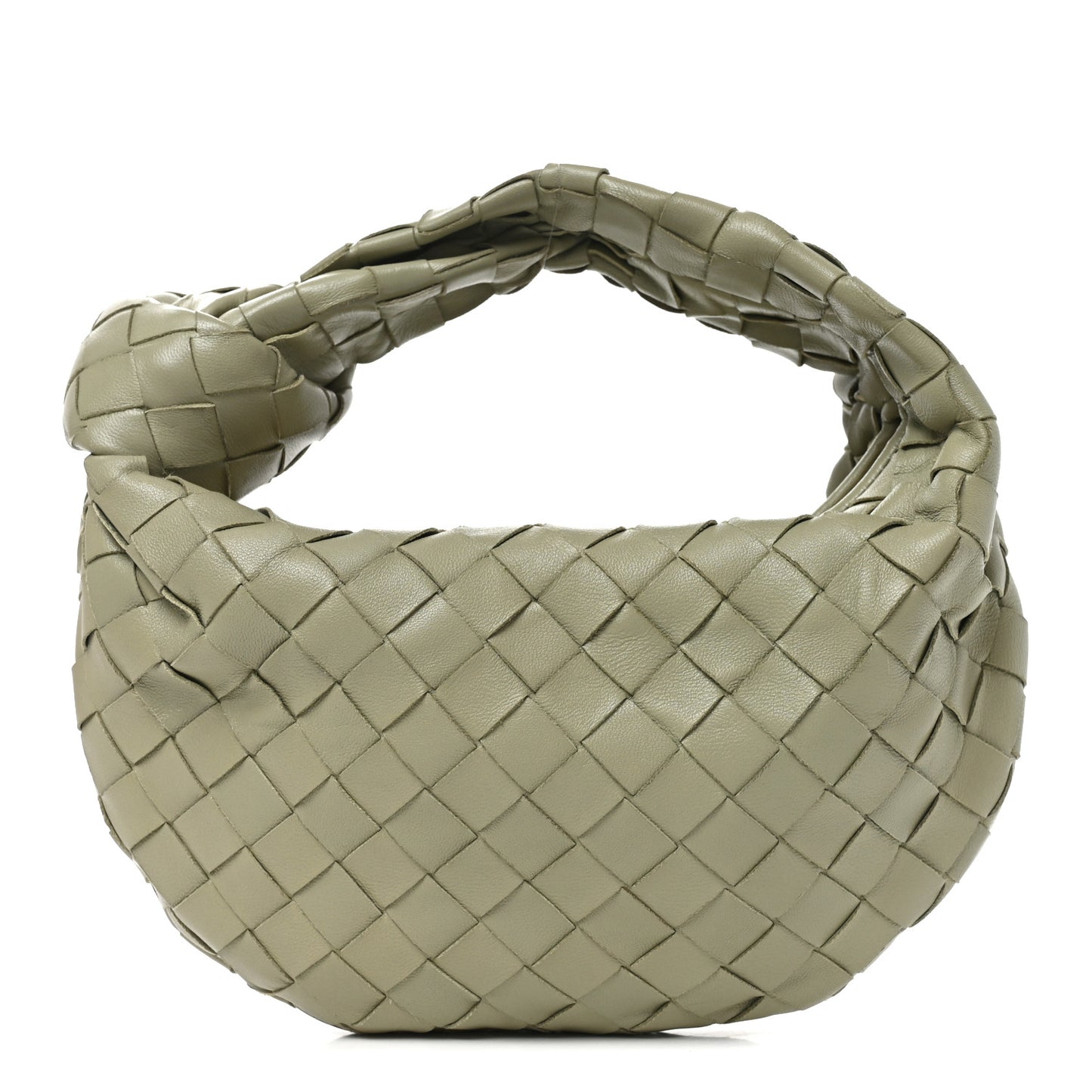 Nappa Intrecciato Mini Jodie Travertine