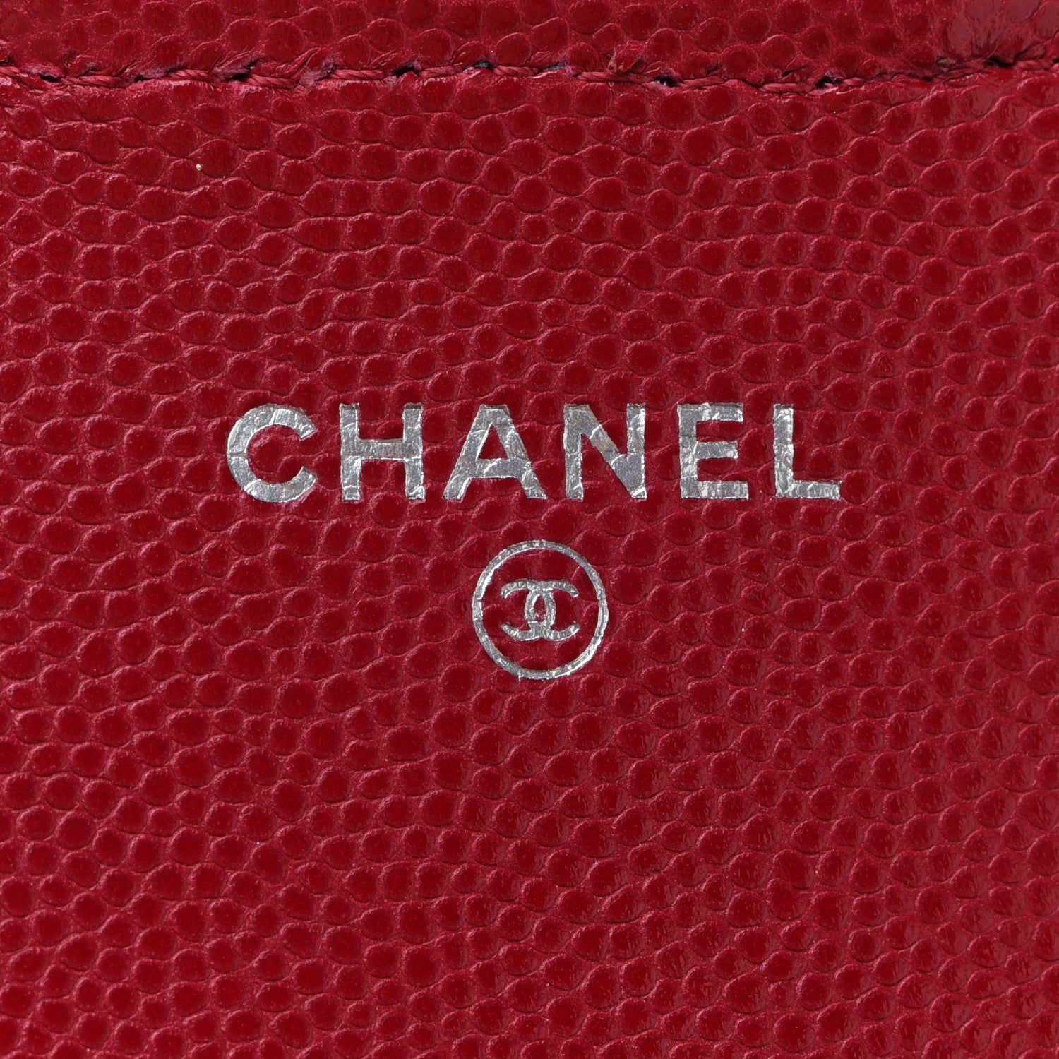 Chanel Caviar Quilted Medium Flap Wallet Dark Pink 6 of 11