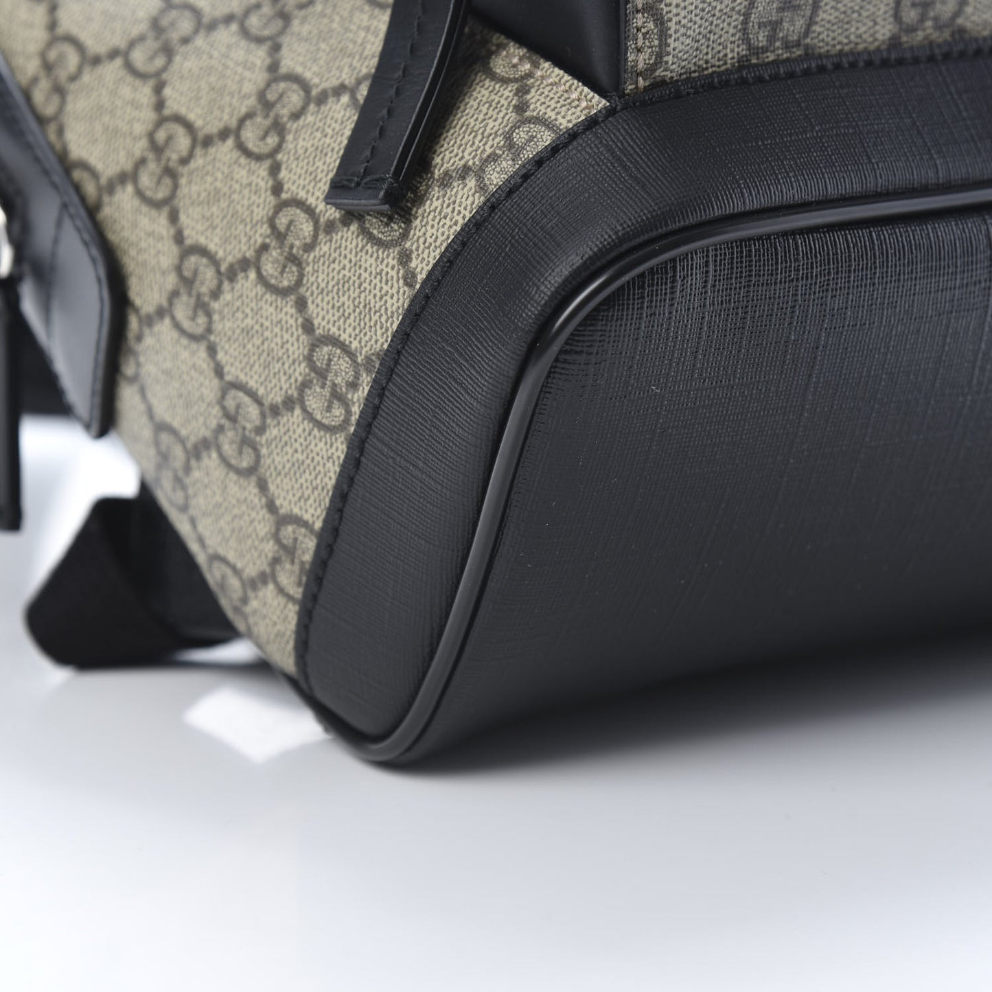 GG Supreme Monogram Small Eden Day Backpack Black