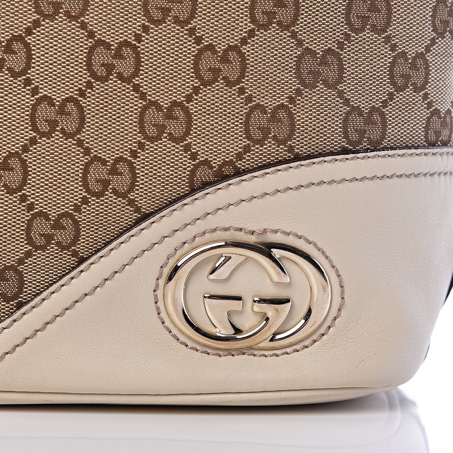 Gucci Monogram New Britt Hobo Off White 11 of 11