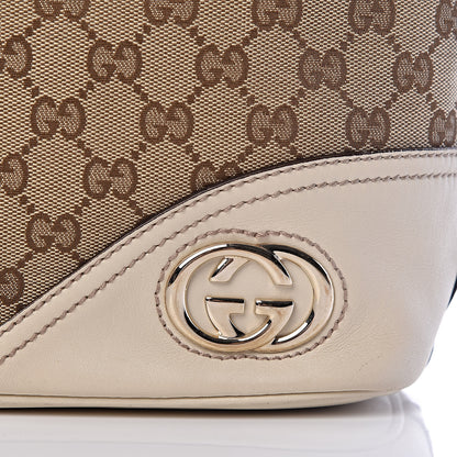 Gucci Monogram New Britt Hobo Off White 11 of 11