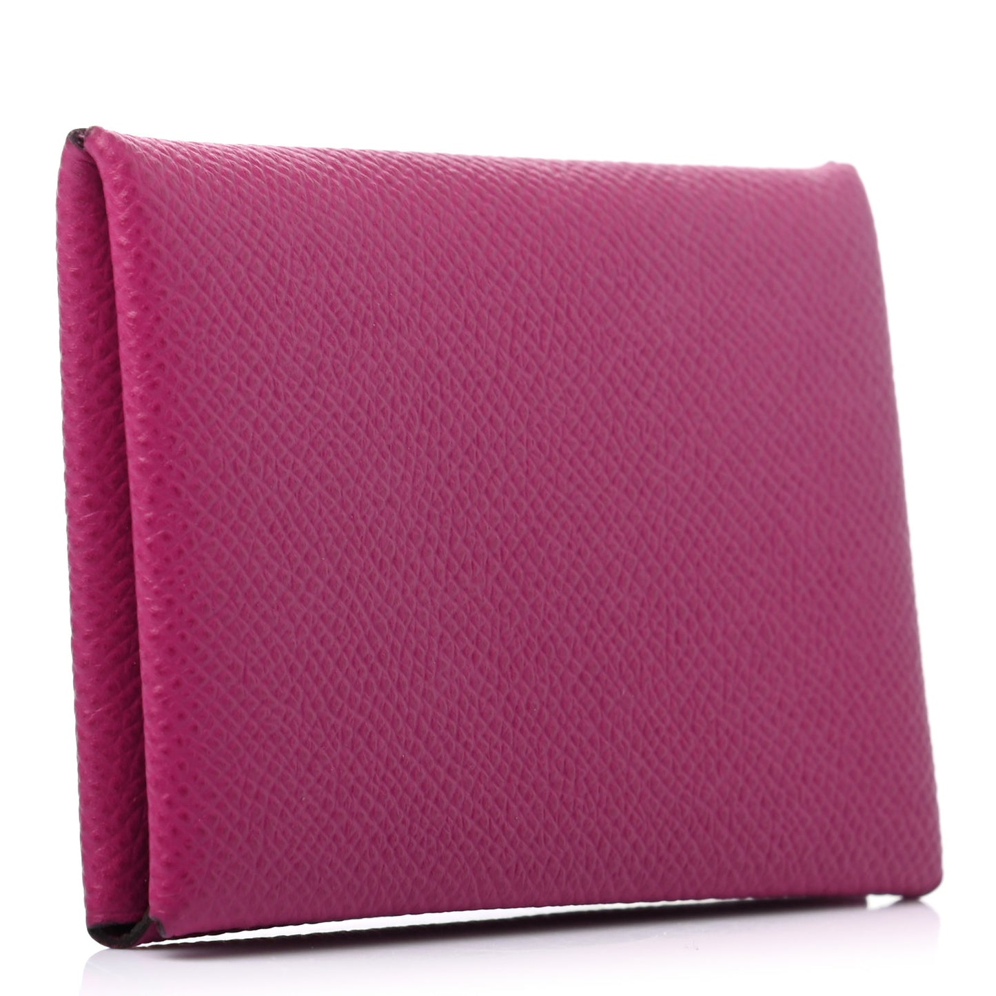 Epsom Calvi Card Case Rose Pourpre