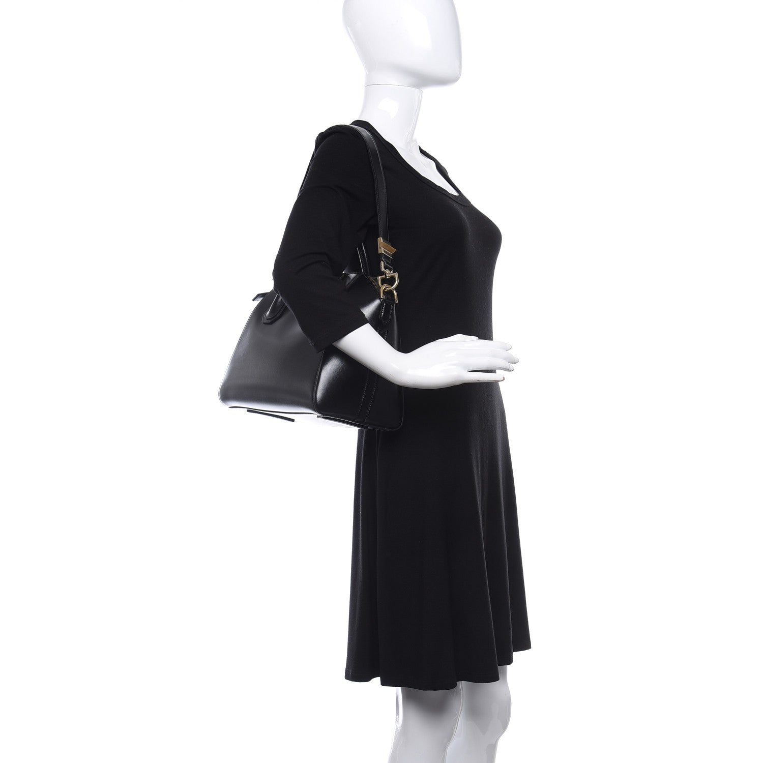 Givenchy Shiny Lord Calfskin Small Antigona Black 2 of 9