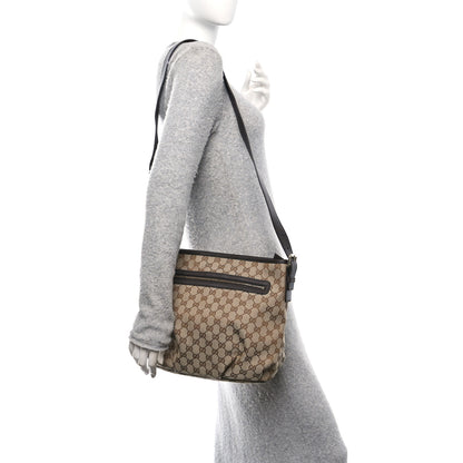 Gucci Monogram Messenger Bag Dark Brown 2 of 10