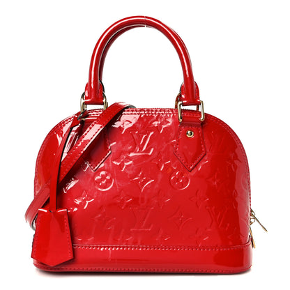 Louis Vuitton Vernis Alma BB Cherry 1 of 11