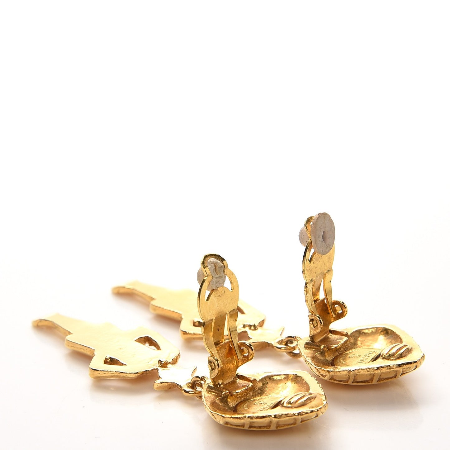 Coco Clip On Earrings Gold