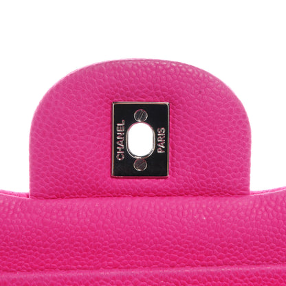 Chanel Iridescent Caviar Jumbo Double Flap Hot Pink 9 of 9