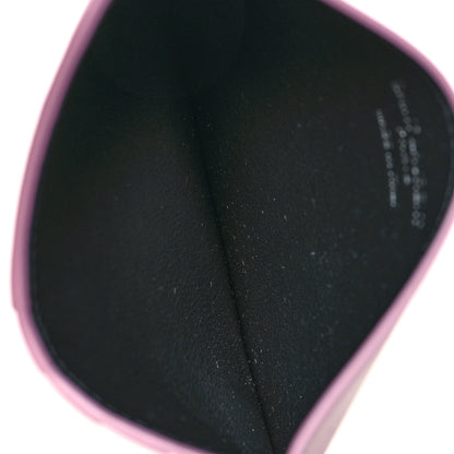Saint Laurent Shearling Quilted Monogram Loulou Puffer Pouch Clutch Lilac 7 of 13