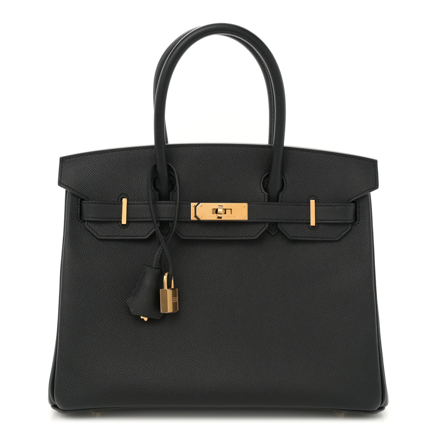 Epsom Birkin 30 Black