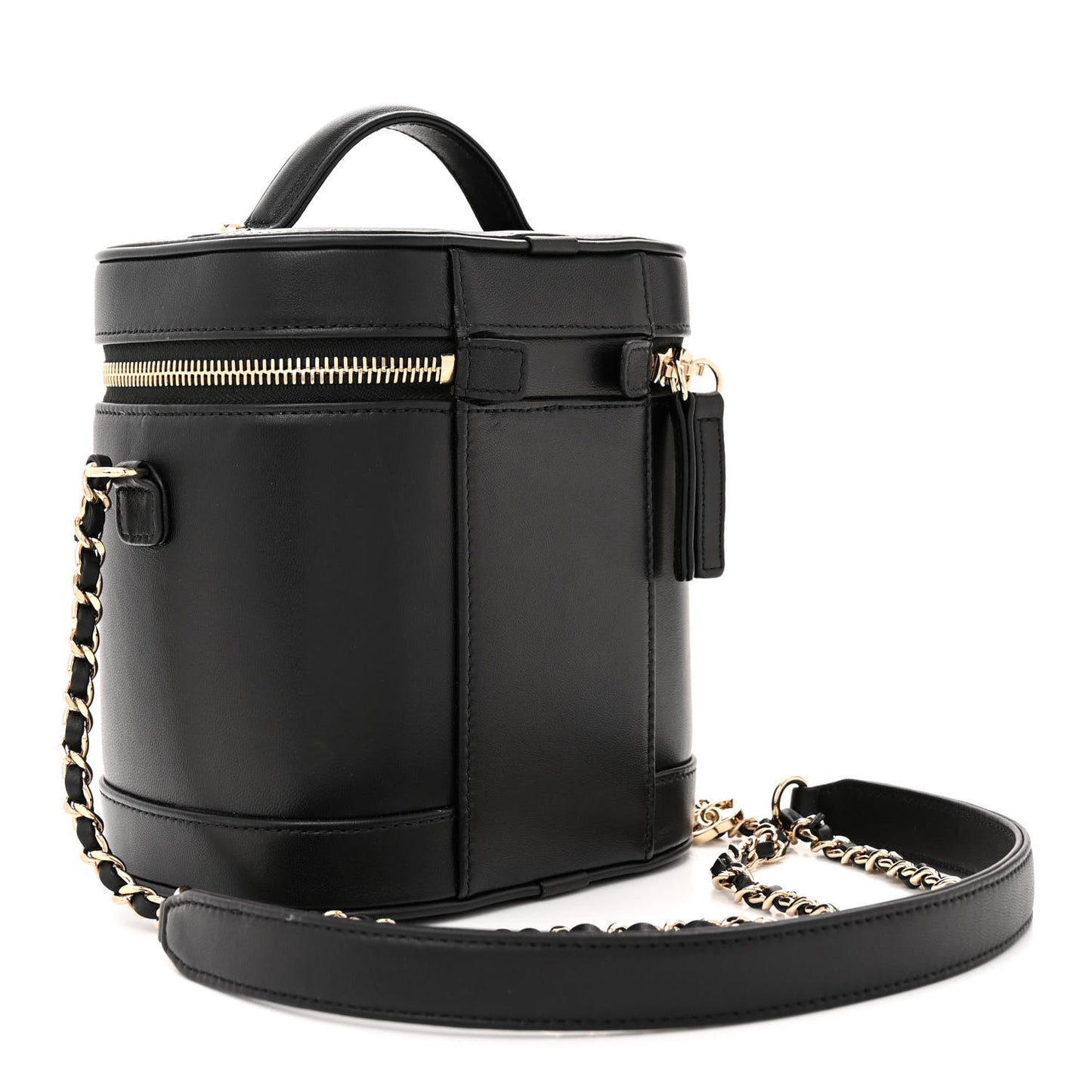 Lambskin Timeless Vanity Cosmetic Case Black