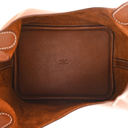 Hermes Barenia Faubourg Picotin Lock 18 PM Fauve 5 of 11