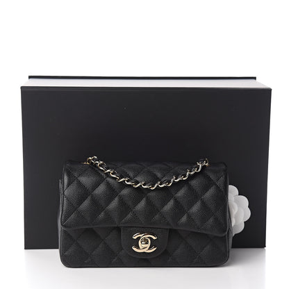 Chanel Caviar Quilted Mini Rectangular Flap Black 11 of 11