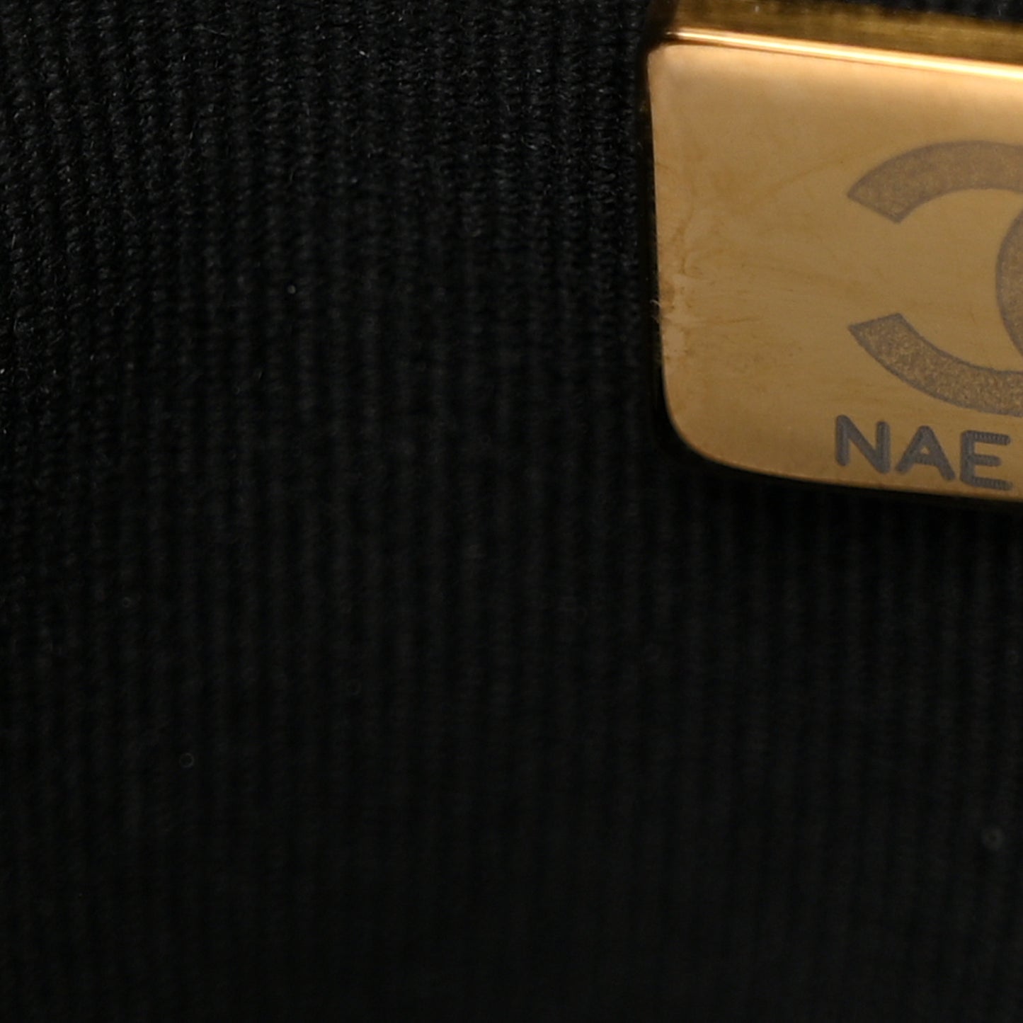 Shiny Crumpled Calfskin Quilted Mini 31 Shopping Bag Black