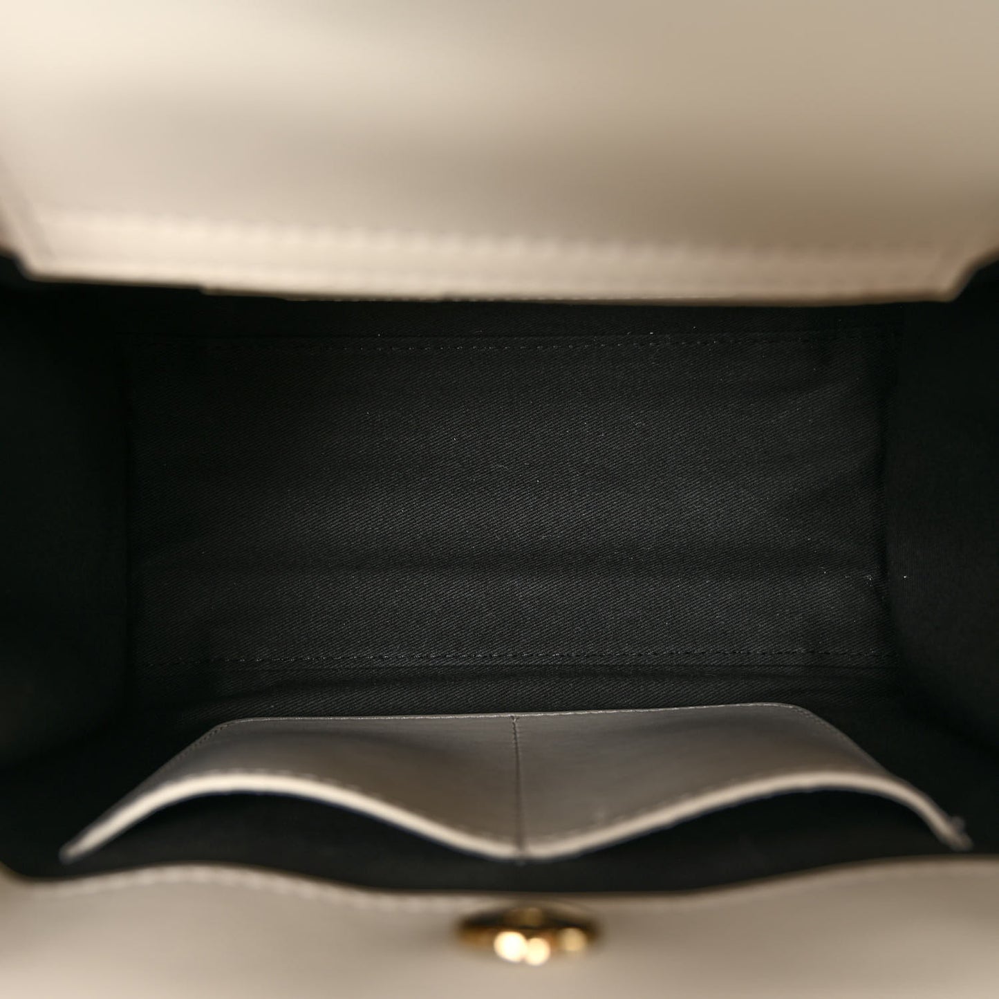 Calfskin Small City Tote White