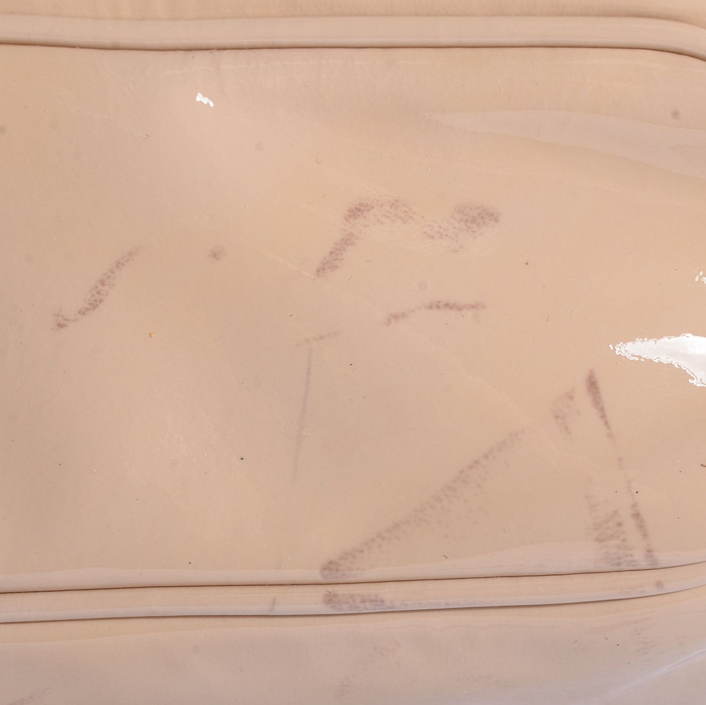 Vernice Crystal Encrusted Clutch Cipria