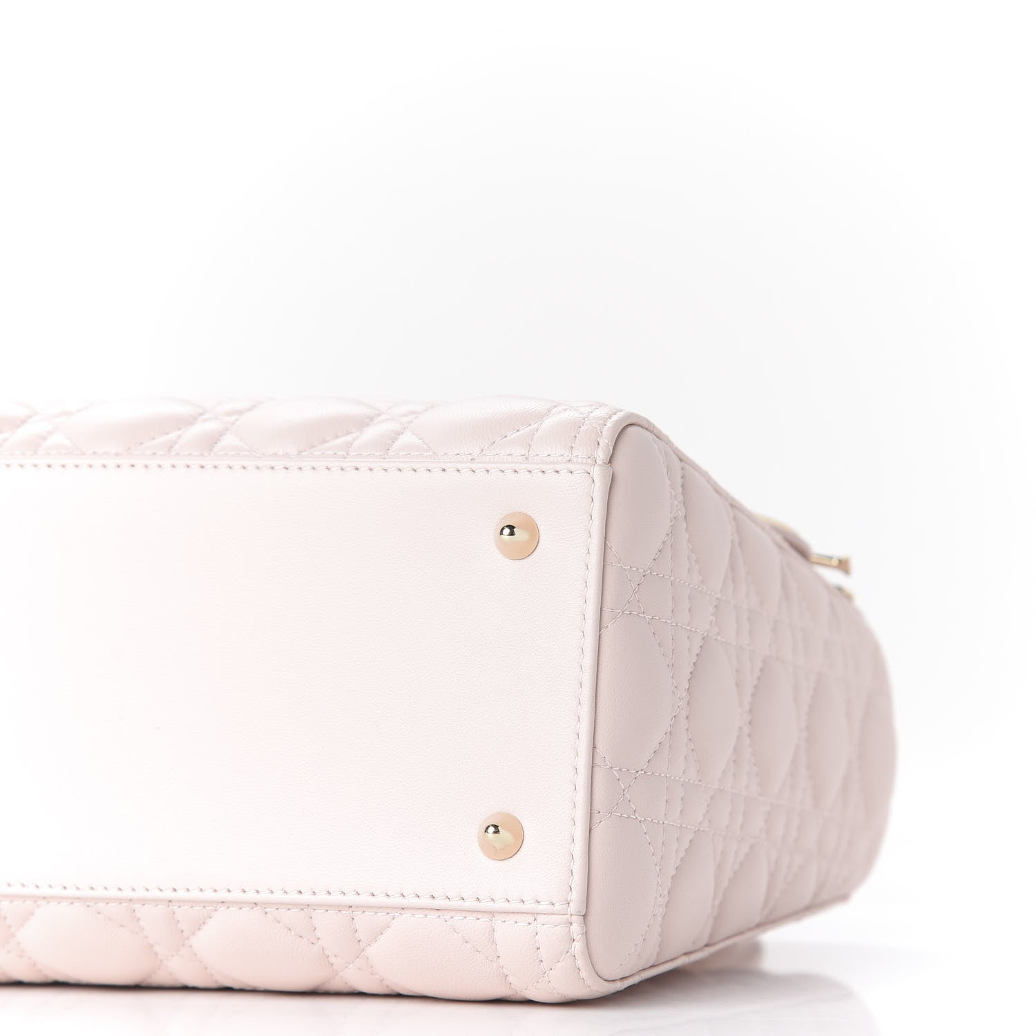 Christian Dior Lambskin Cannage Medium Lady Dior Light Pink 6 of 9