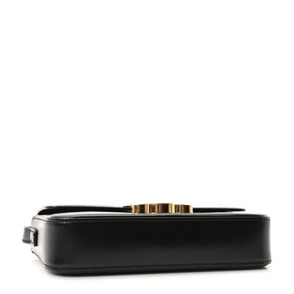 Celine Shiny Calfskin Triomphe Shoulder Bag Black 4 of 10