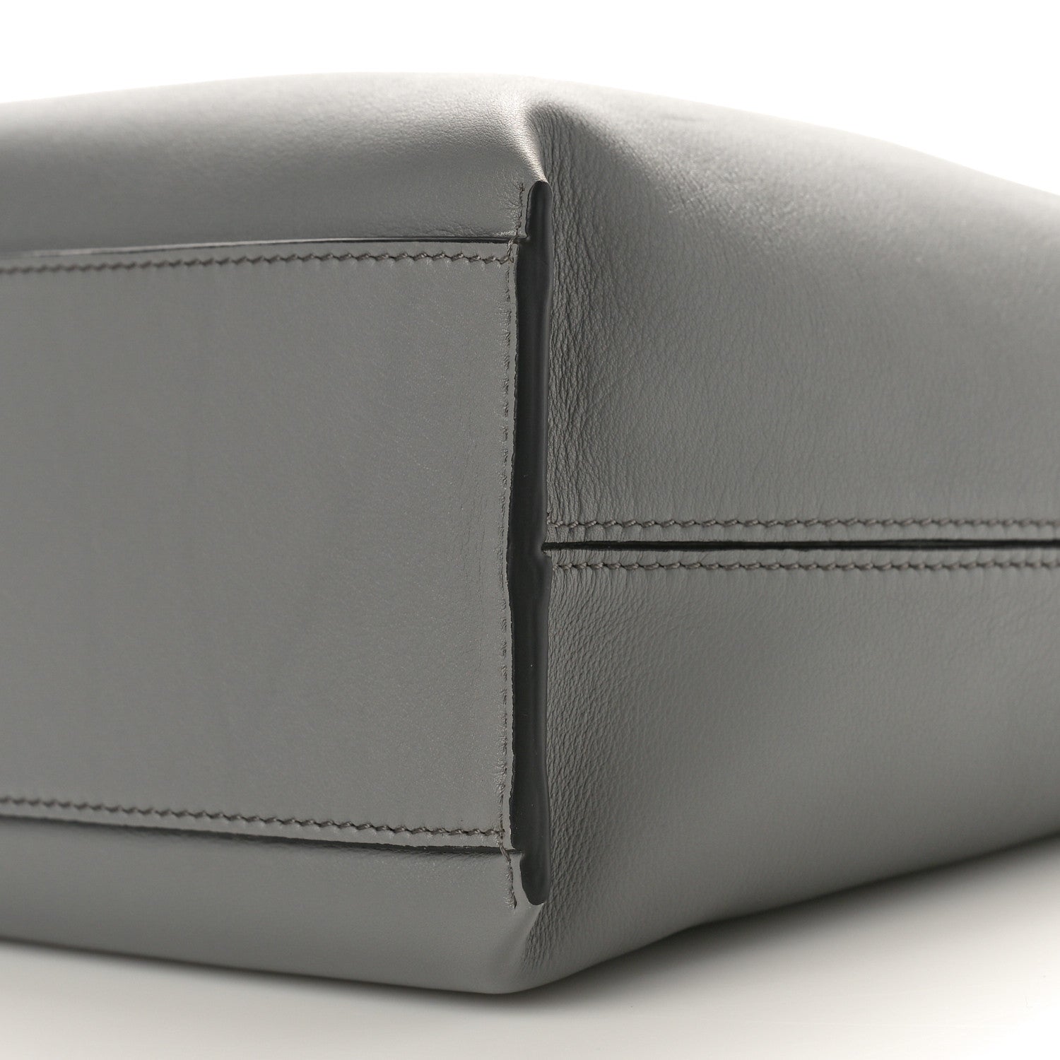 Loewe Supple Smooth Calfskin Jacquard Cubi Crossbody Bag Asphalt Grey 8 of 8