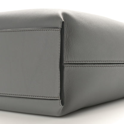 Loewe Supple Smooth Calfskin Jacquard Cubi Crossbody Bag Asphalt Grey 8 of 8