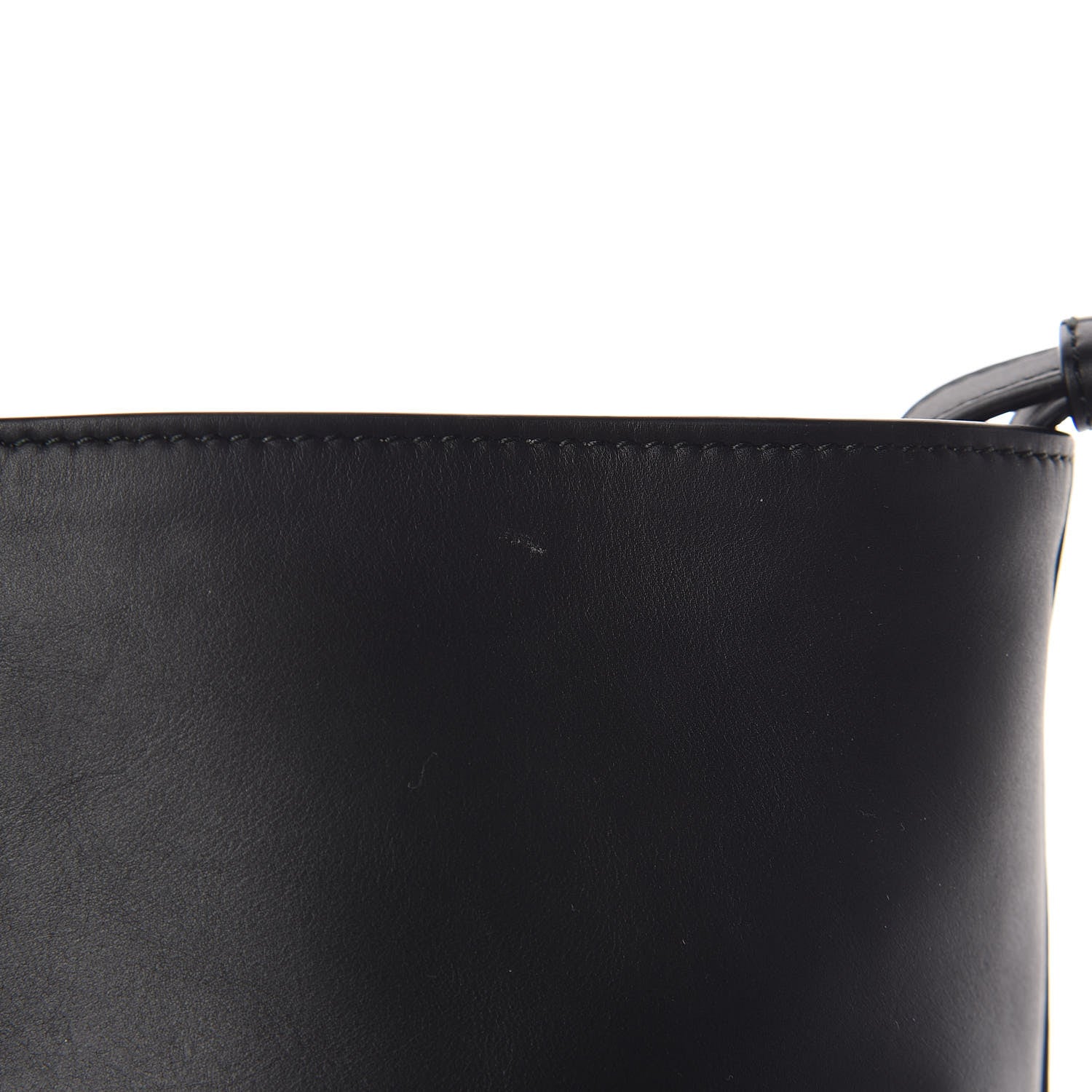 Bottega Veneta Smooth Matte Calfskin Bucket Bag Black 10 of 16