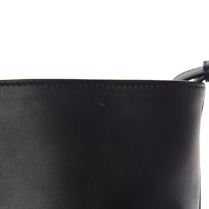 Bottega Veneta Smooth Matte Calfskin Bucket Bag Black 10 of 16