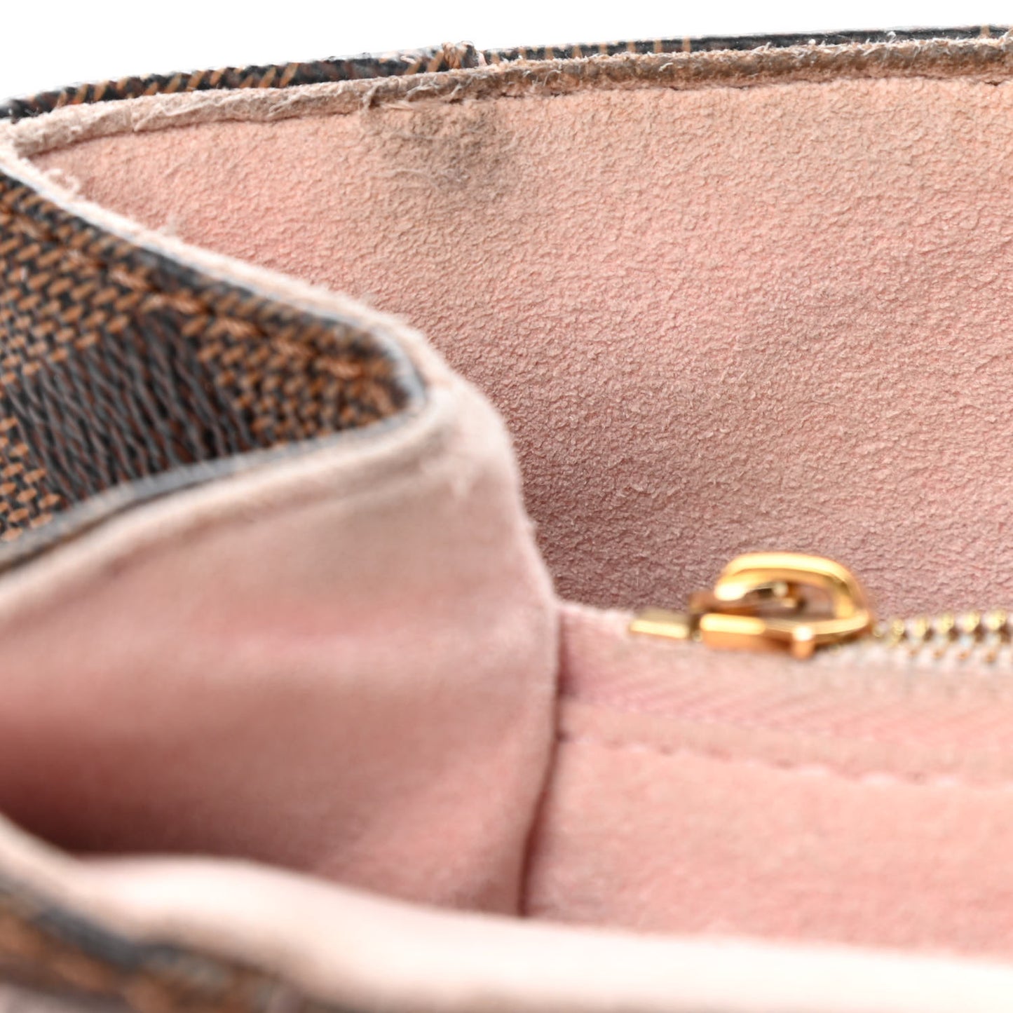 Damier Ebene Caissa Clutch Rose Ballerine