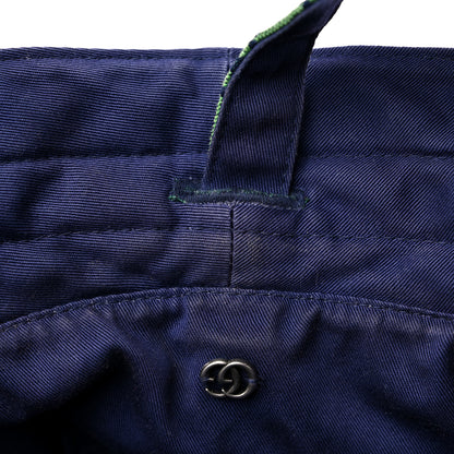 Gucci Monogram Multicolor Reversible Self-Tie Bucket Hat L Green Blue 12 of 12