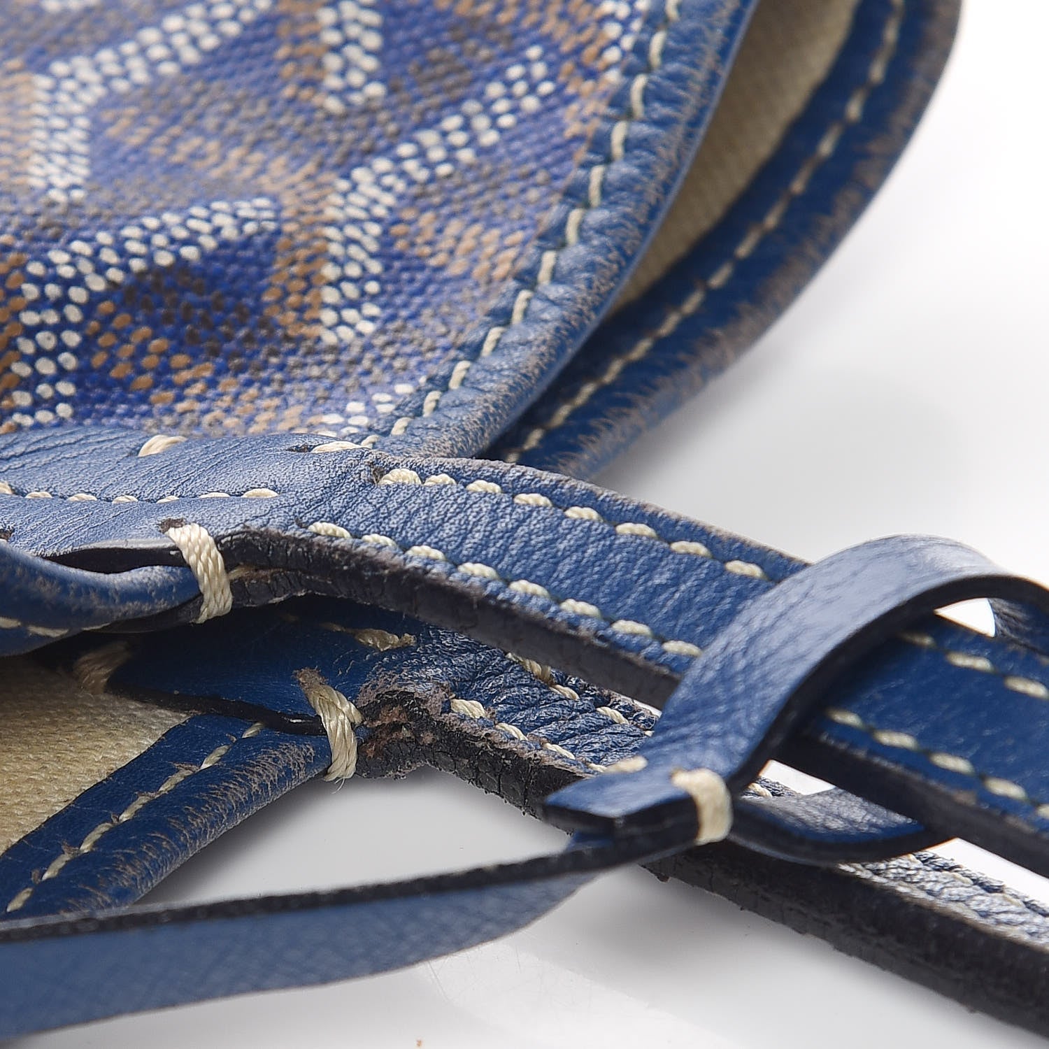 Goyard Saint Louis Junior Jr PM Tote Blue 16 of 26