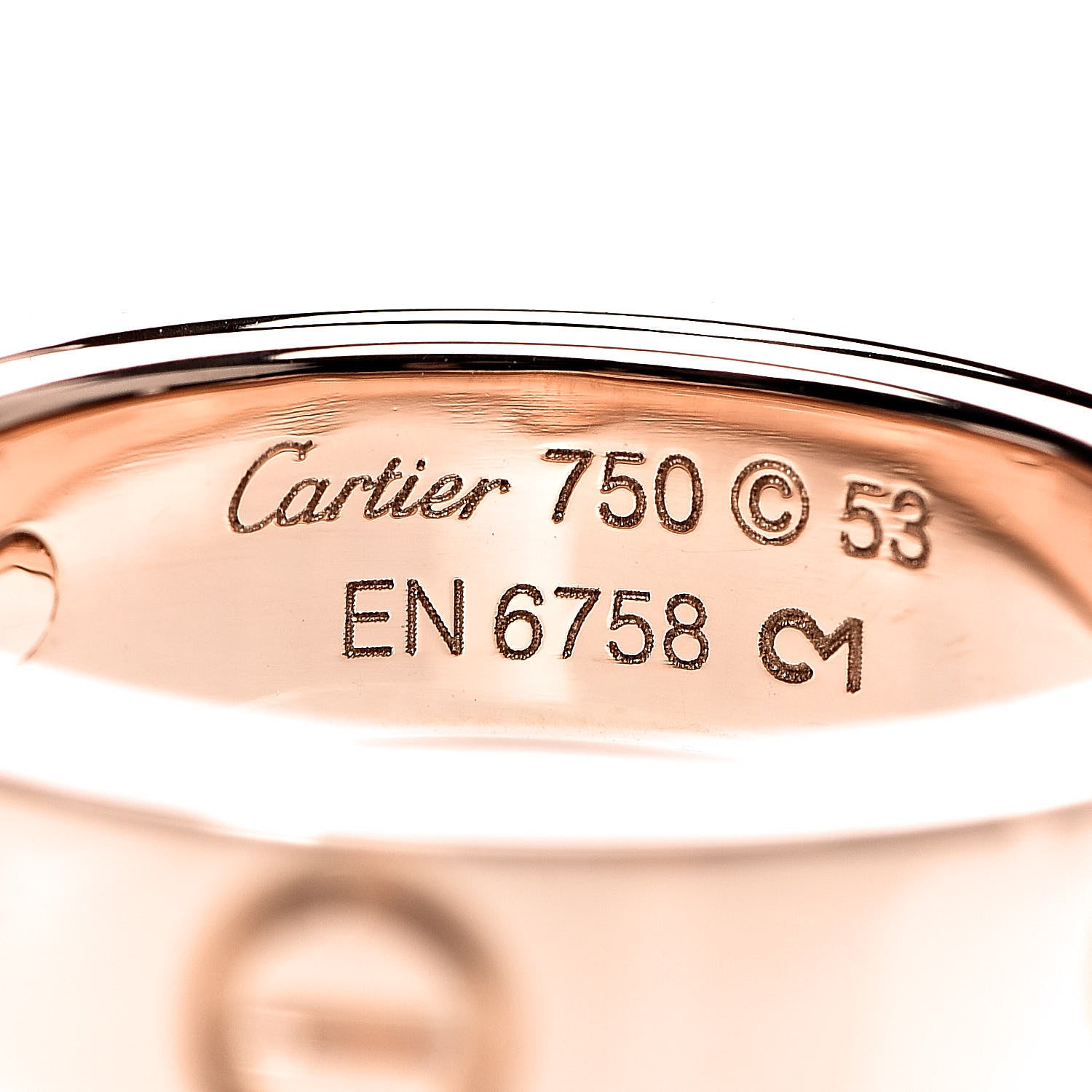 Cartier 18K Pink Gold 5.5mm Astro LOVE Ring 53 6.25 5 of 6