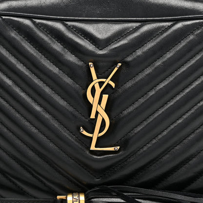 Saint Laurent Calfskin Matelasse Monogram Lou Camera Bag Black 8 of 10