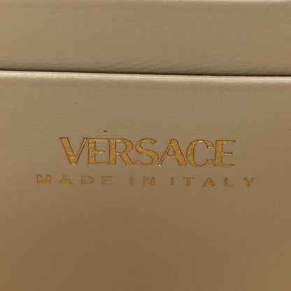 Versace Patent Metallic Crystal Medusa Clutch On Chain Gold 5 of 8