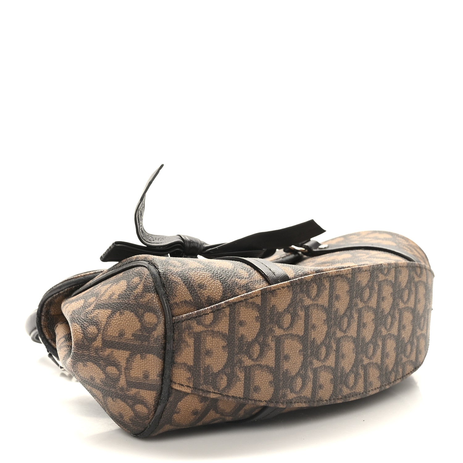 Christian Dior Monogram Romantique Trotter Bag Brown 4 of 9