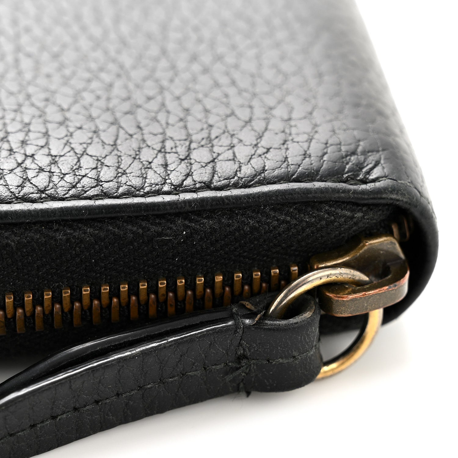 Gucci Calfskin Butterfly Zip Around Wallet Black 8 of 8