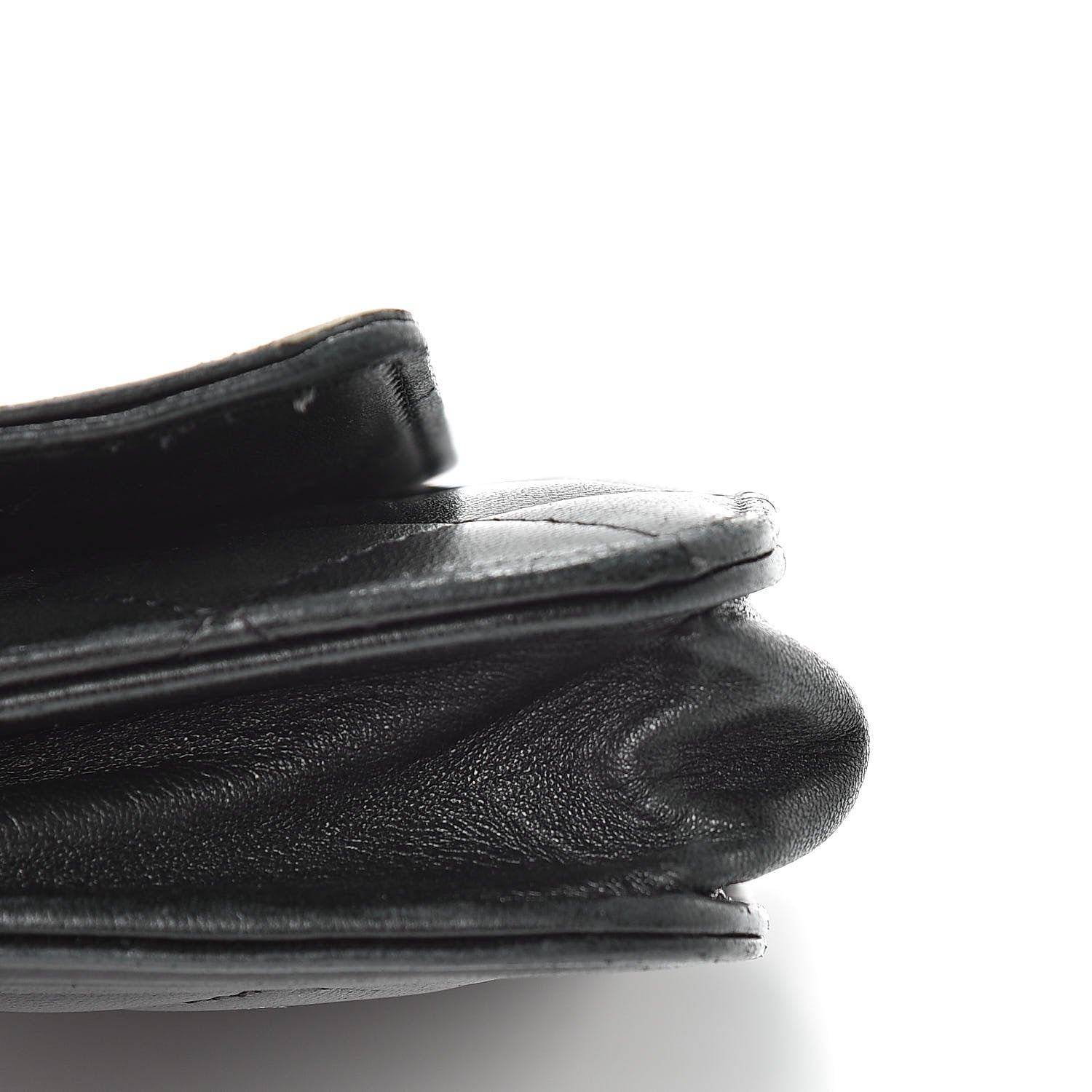 Chanel Lambskin Quilted Boy Wallet On Chain WOC Black 15 of 20
