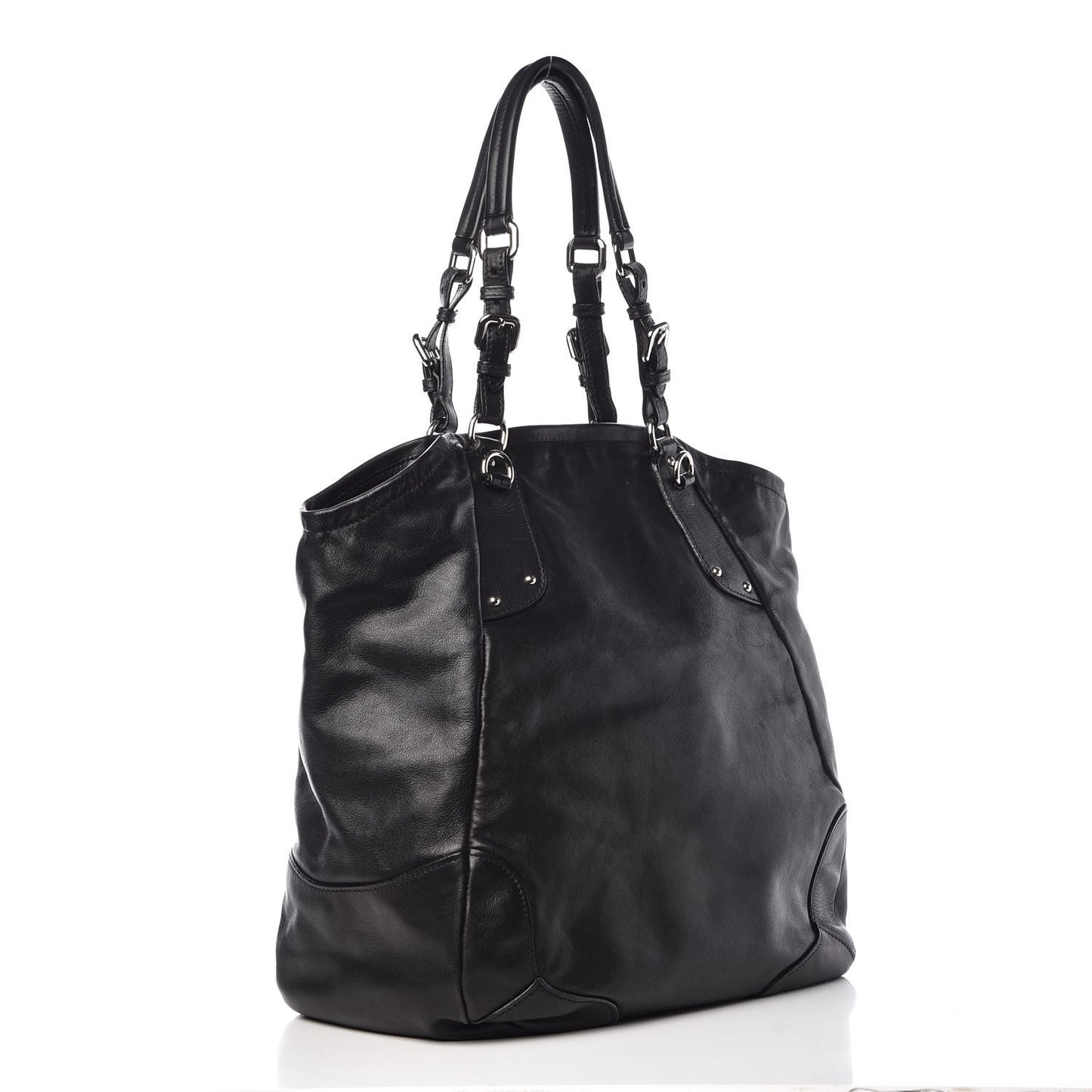 Soft Calf Shoulder Bag Black