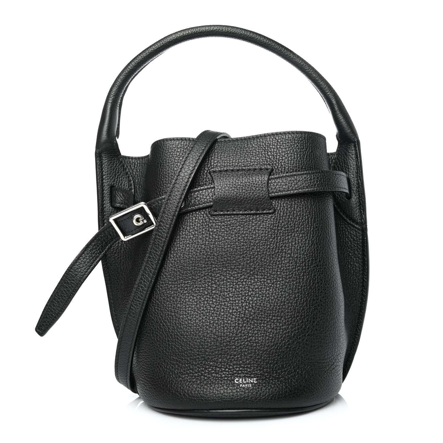 Celine Supple Grained Calfskin Nano Big Bag Bucket Black 1 of 4