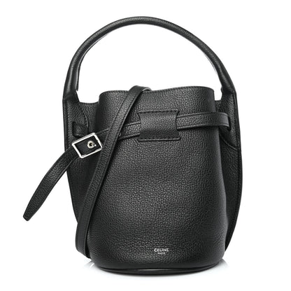Celine Supple Grained Calfskin Nano Big Bag Bucket Black 1 of 4