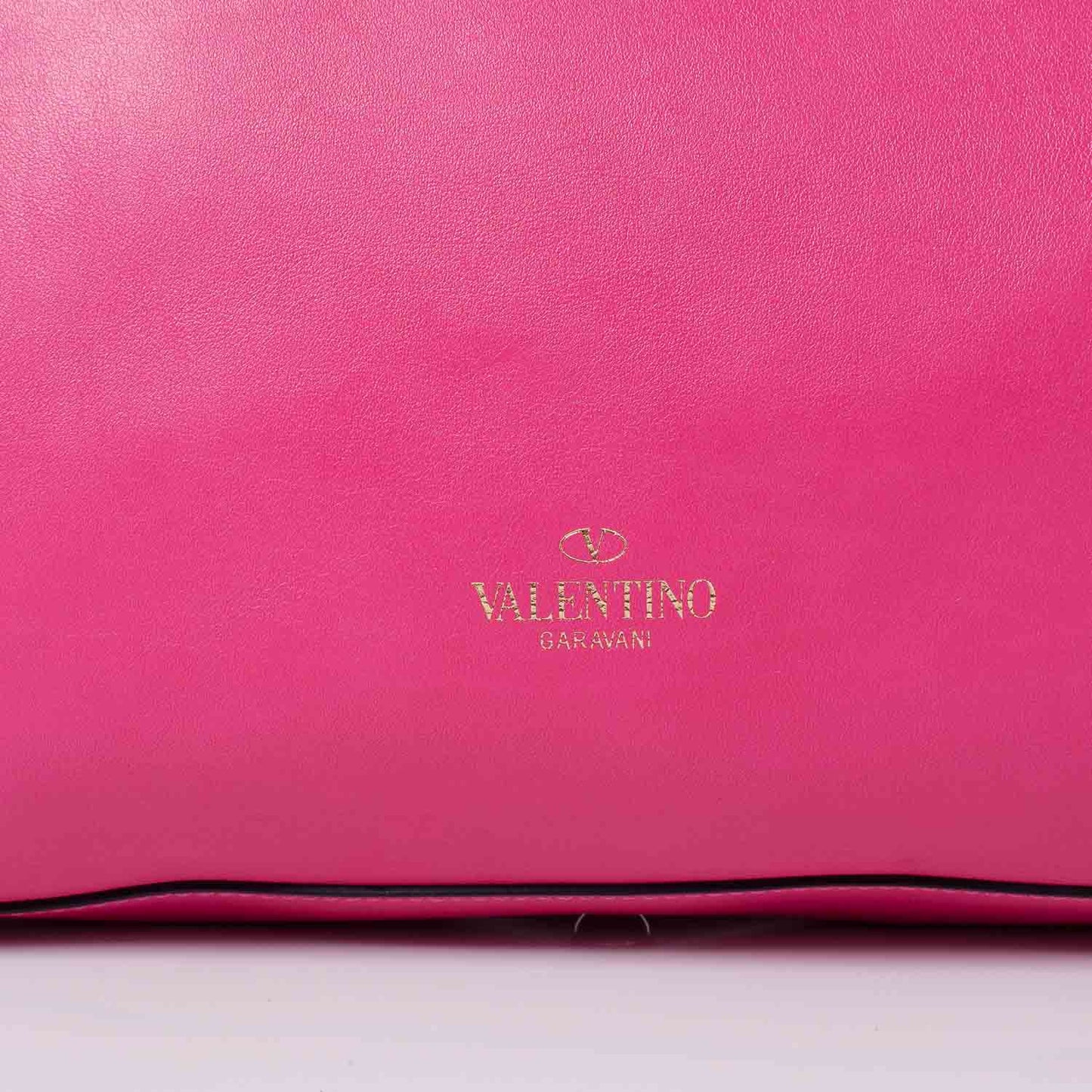 Vitello Rockstud Dome Shopper Pink