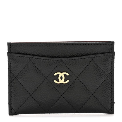 Chanel Caviar Quilted Card Holder Black 1 of 9