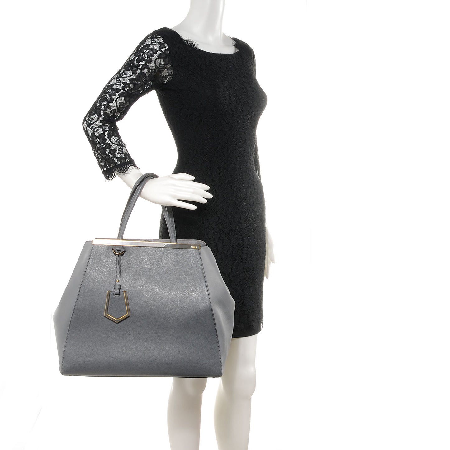 Vitello Elite Large 2Jours Tote Grigio Grigio Chiaro
