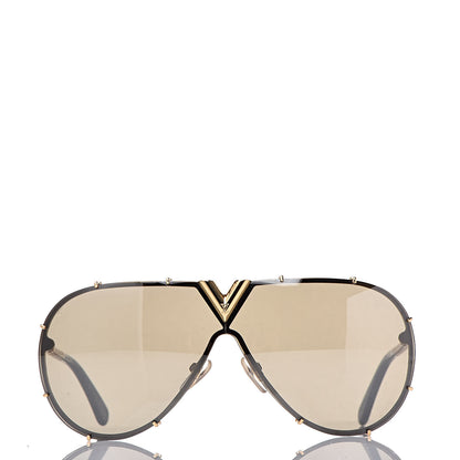 Louis Vuitton Metal LV Drive Sunglasses Z0897W Black Gold 2 of 7